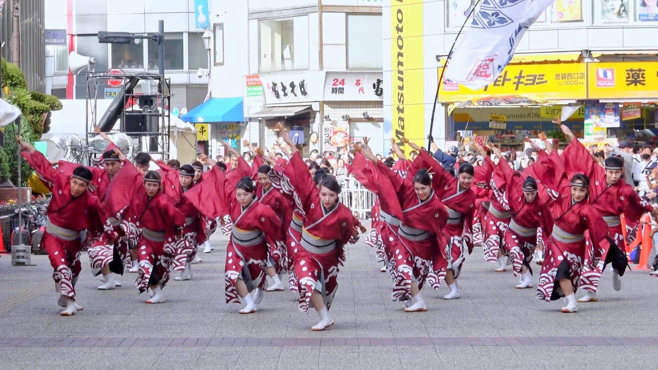 【4K】藍なり｜鳴動~あらたな時~（東京よさこい2023前夜祭/駅前メイン会場）