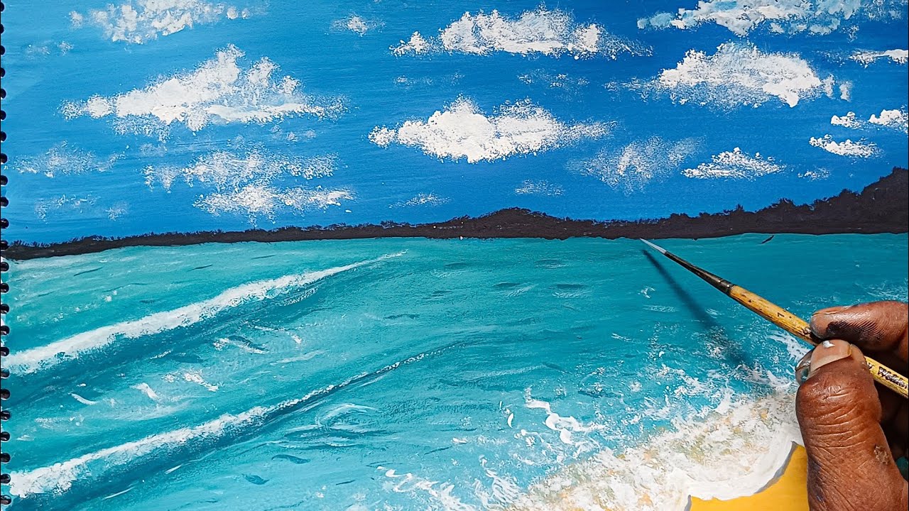 How To Sky Nature Painting!