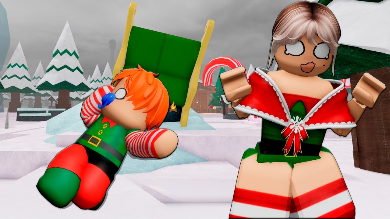 CUIDÉ A UN BEBÉ ELFO EN 99 NOCHES EN EL BOSQUE 😱 | 🎄 ESPECIAL DE NAVIDAD con @zerflox9844
