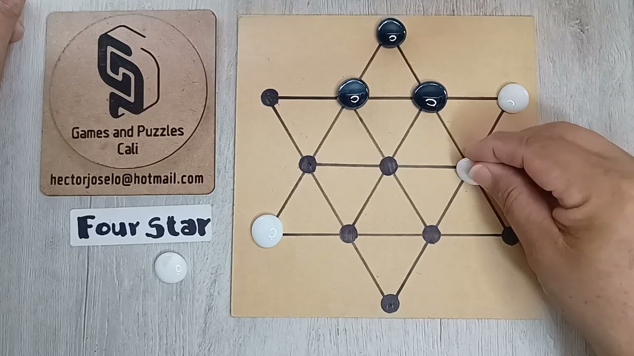 Four Star - Como jugar 4 Estrellas- 1001 juegos de mesa antiguos y nuevos - Juegos del mundo