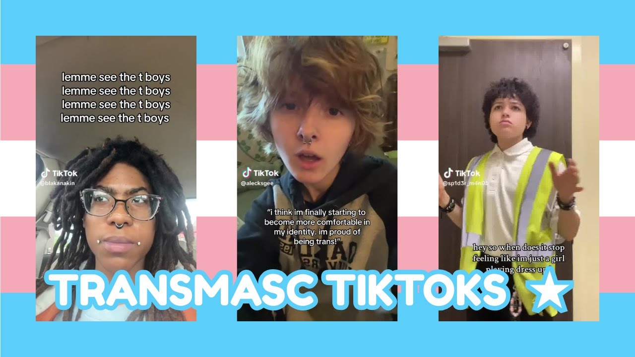 transmasc tiktoks for my awesome sauce guys ｡𖦹°‧