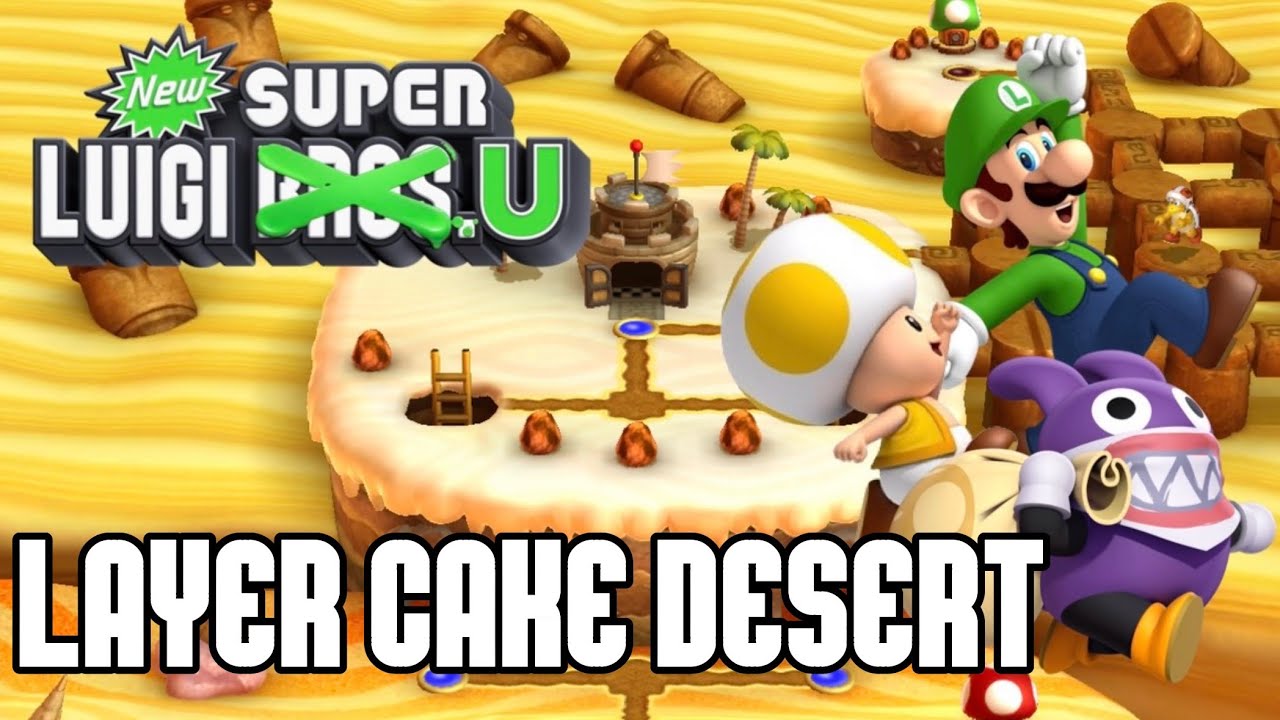 Speeding through Layer Cake Desert!- New Super Luigi U part 2 (3 Players)
