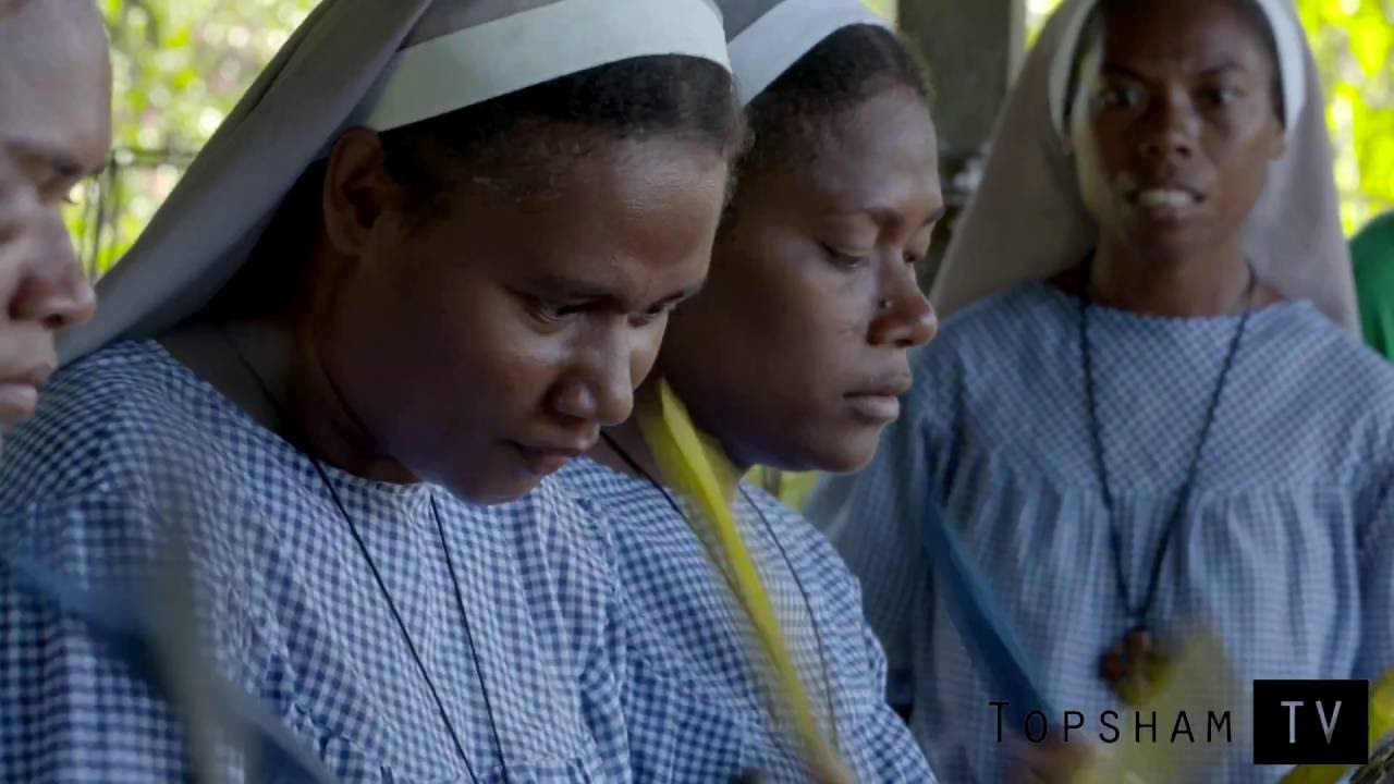 TNK Sisters of the Church play the bamboo pipes