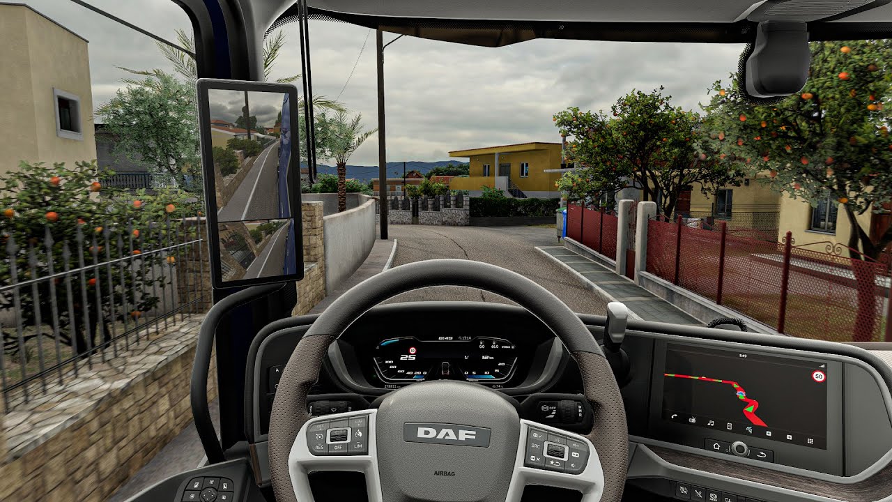 Euro Truck Simulator 2 - DAF Driving in 4K Ultra Graphics | Snowymoon Lighting Mod Gameplay (v1.57)