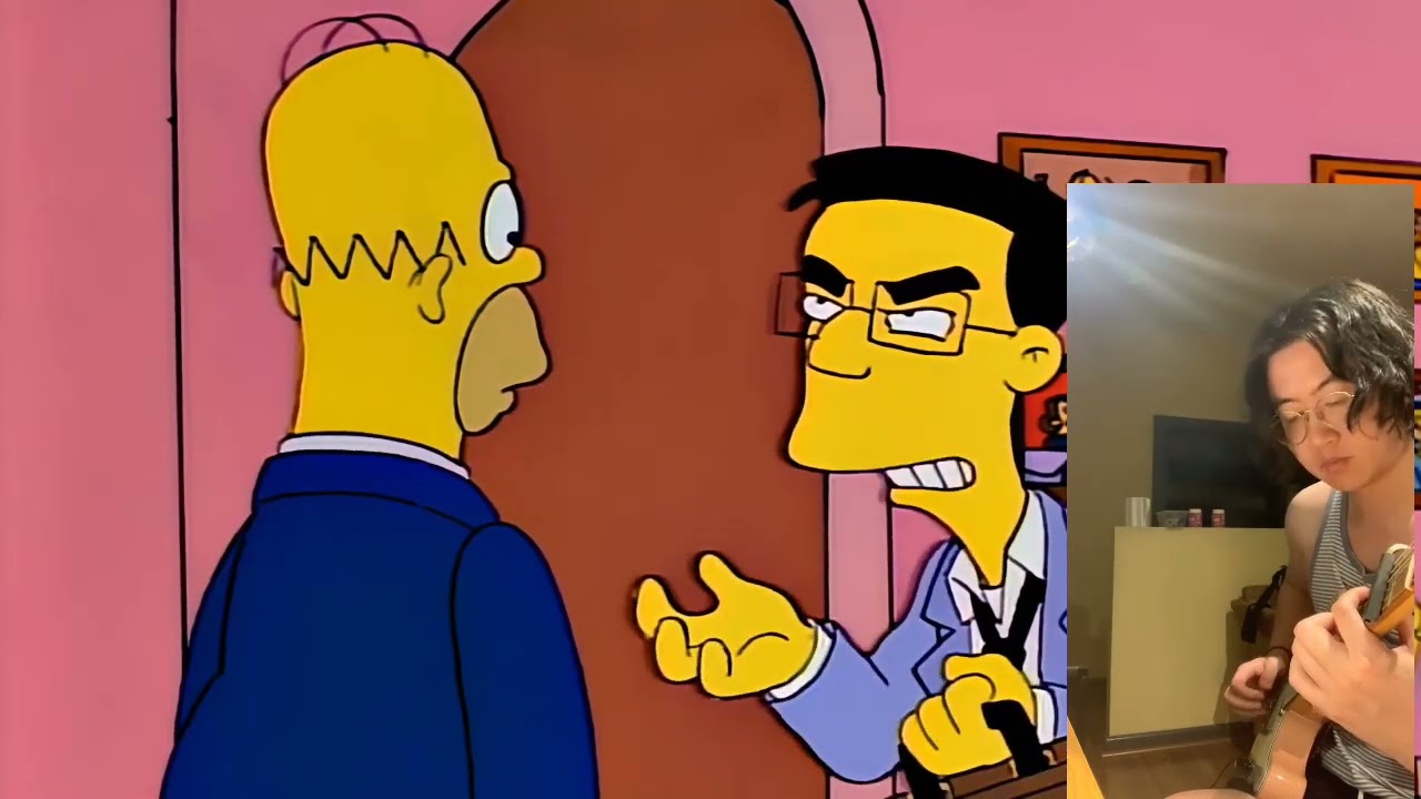 The Simpsons but it's a midwest emo intro