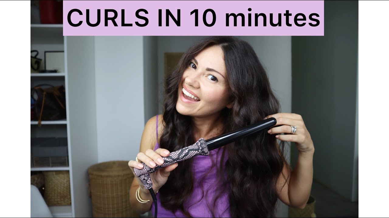 Easy way to do curls with Golden Curls Brand #curlyhair #goldencurl #iuliiadargent