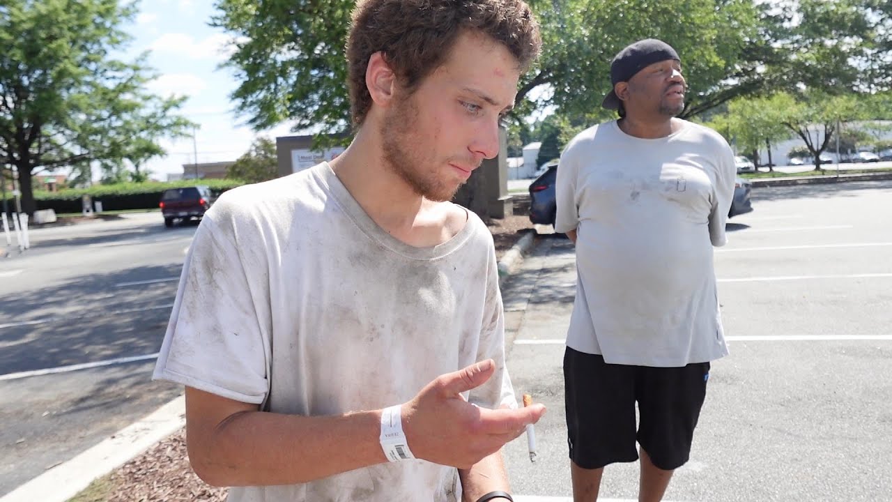Street interview, man says his mom SNOW is lost”
