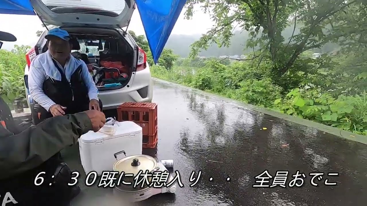 230715‗鮎釣り 福島県伊南川　解禁日釣行
