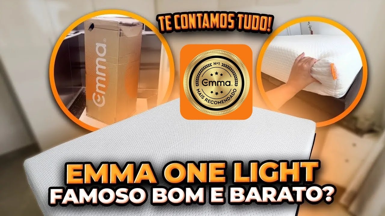 TESTAMOS o EMMA ONE LIGHT! &Eacute; bom pelo PRE&Ccedil;O? COLCH&Atilde;O de espuma CUSTO BENEF&Iacute;CIO na CAIXA!  🛏️💤