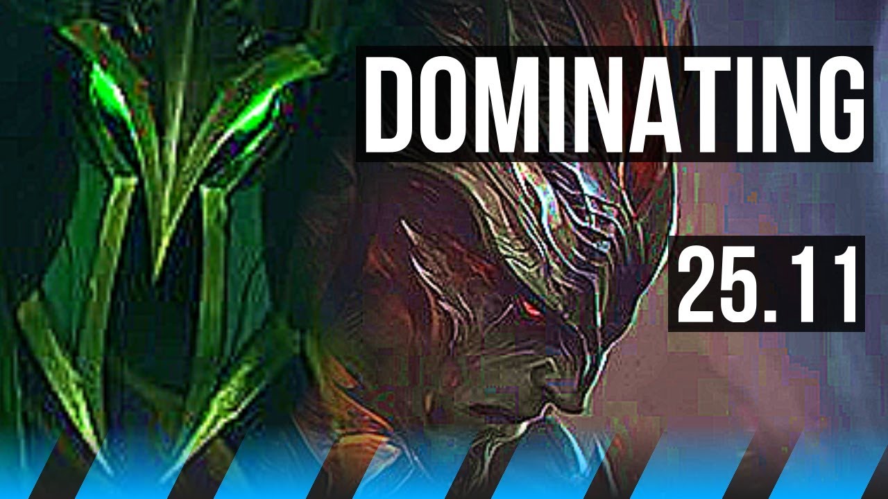 SWAIN vs YASUO (MID) | Rank 1 Swain, Dominating | EUW Challenger | 25.11