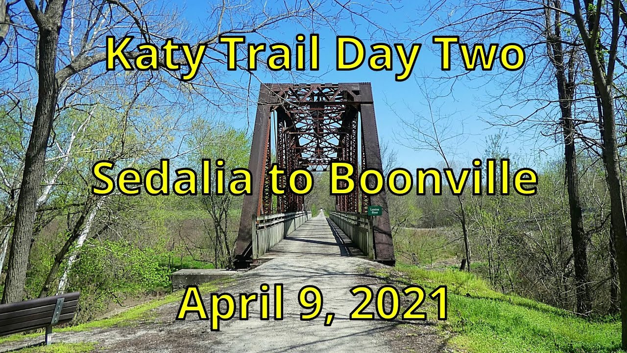 Katy Trail Day Two Sedalia to Boonville (April 9, 2021)
