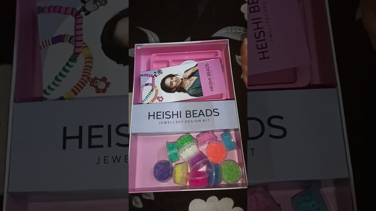 Unboxing jewellery making kit ✨💫💫# heishi beads jewellery design kit