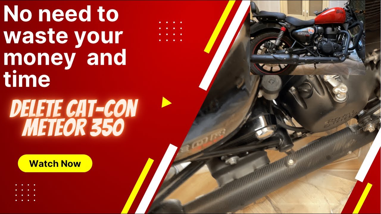!! DELETE CATALYTIC CONVERTER METEOR 350 !! 