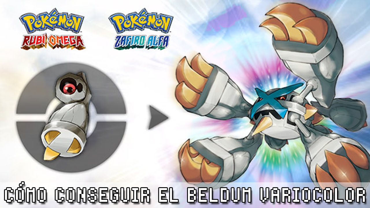 C&oacute;mo conseguir el Beldum variocolor  ~ Pok&eacute;mon Rub&iacute; Omega & Zafiro Alfa