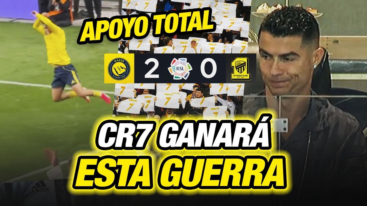 SIN CRISTIANO RONALDO GANA, AFICIÓN APOYAN y LA REBELDÍA NO TERMINA - AL NASSR 2-0 AL ITTIHAD