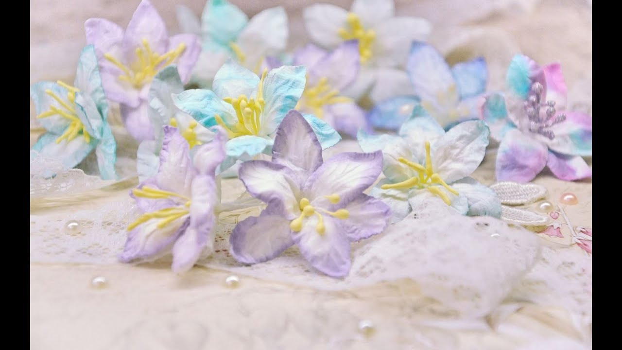 Цветы лилии из бумаги своими руками !!! Lily flowers from paper the hands