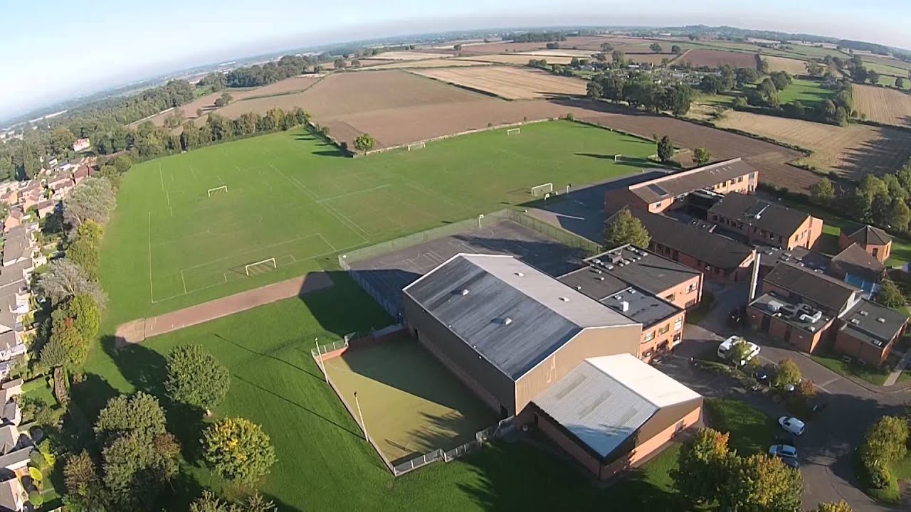 Boroughbridge from the air - DJI phantom 2 vision +