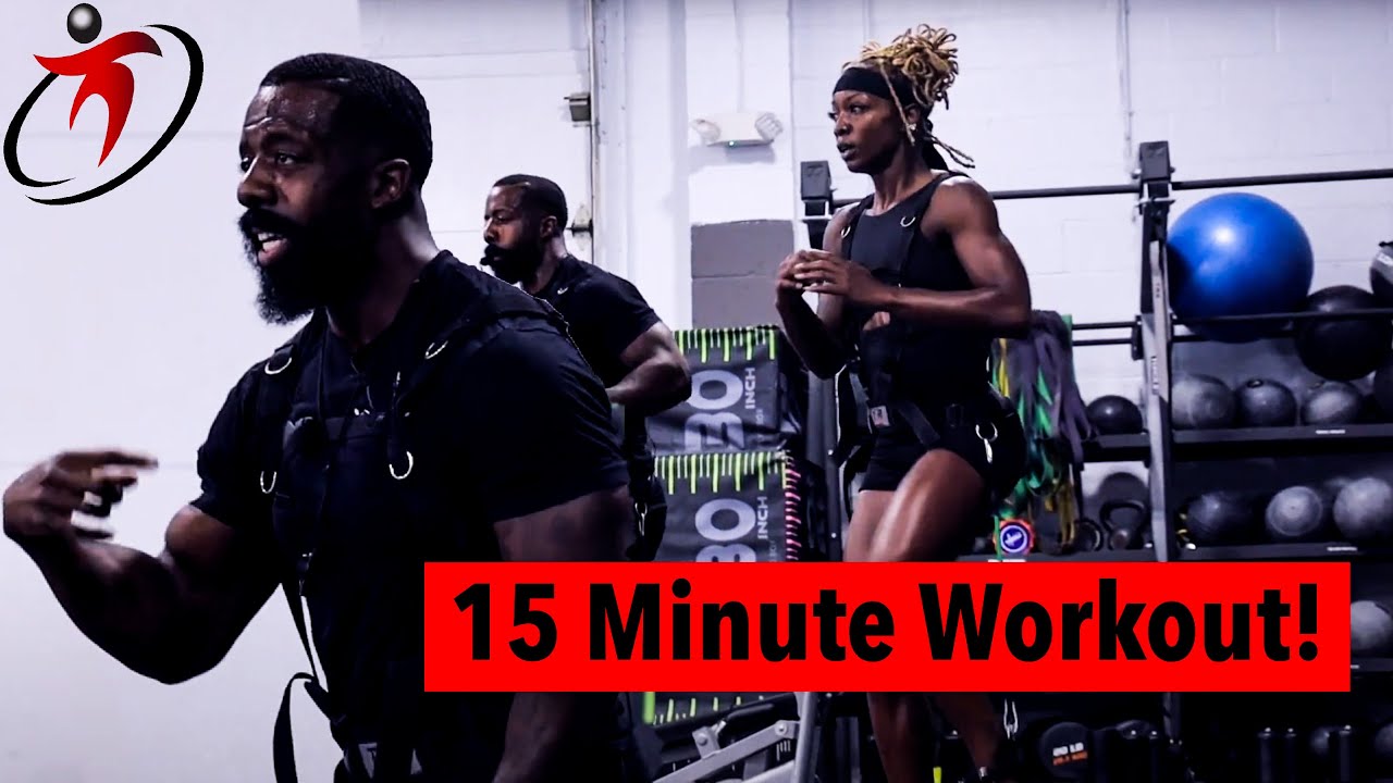 15 Minute At Home Leg Combo Workout Using Resistance Bands! 