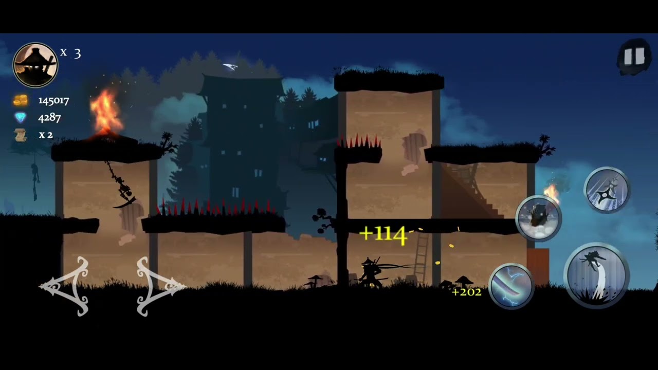 Ninja Arashi – Chapter 2 Level 8: Deadly Shadows Await
