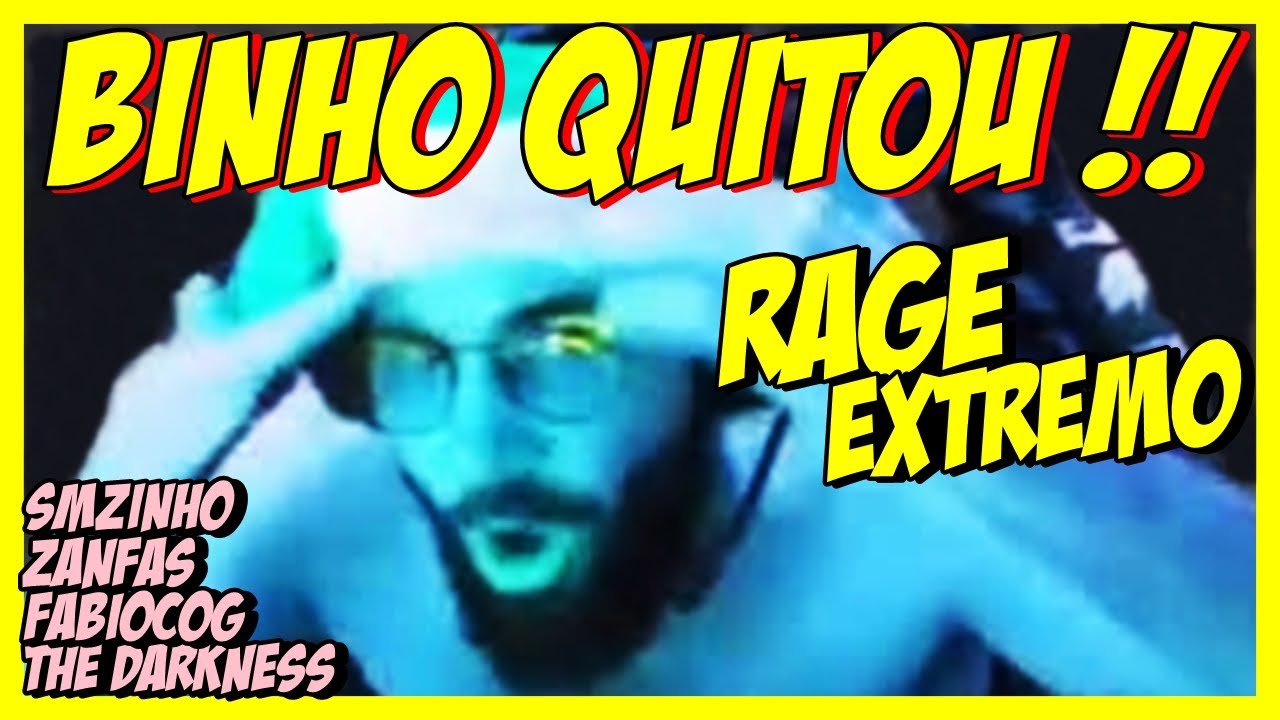 Smzinho Zanfas Fabiocog e The Darkness BINHO QUITOU RAGE EXTREMO !!
