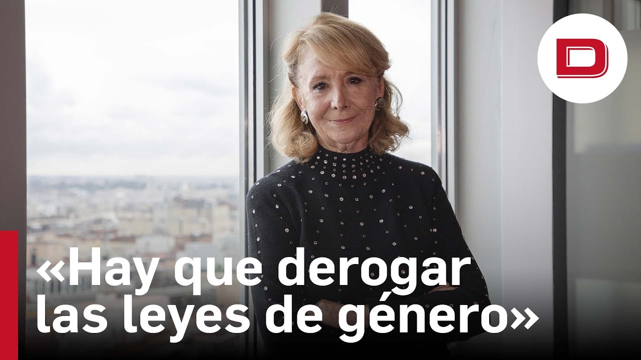 Esperanza Aguirre: «Espero que Ayuso derogue las leyes de género que aprobó mi amiga Cifuentes»