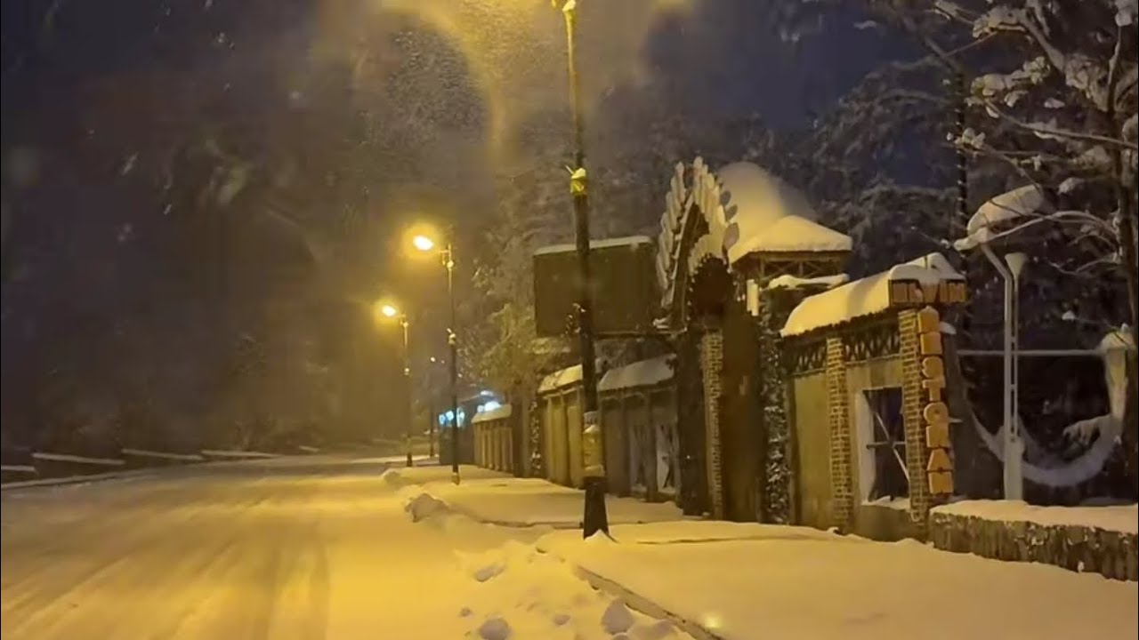 02.03.2026.Qebeleye yağan qar. Video tik tok canlilarinan goturulub. Yagan qar yollari 