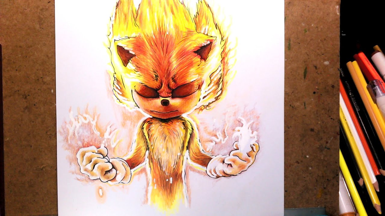 How to Draw Super Sonic yellow