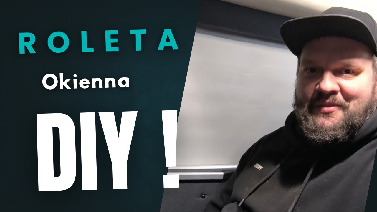 Roleta okienna DIY