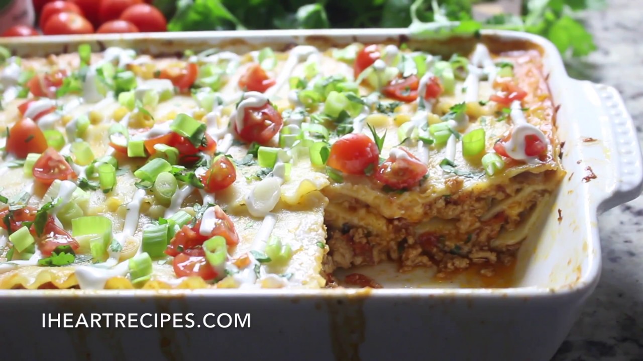 Cooking Easy Taco Lasagna for Dinner ! - I Heart Recipes