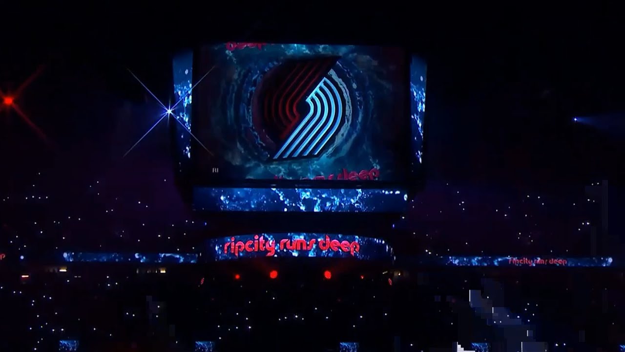 Portland Trail Blazers 2024-25 NBA Season Opener Intro - Starting Lineup Intro