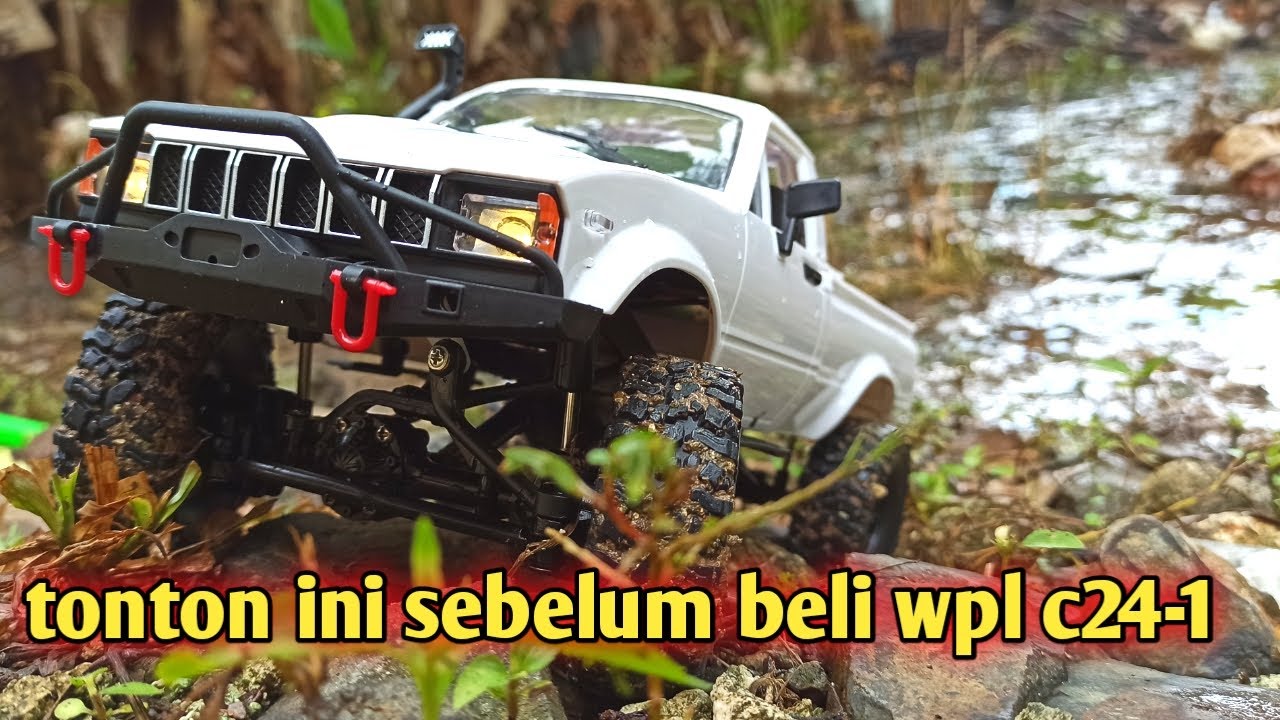 Unboxing and review RC wpl c24-1 test run | RC cars offroad