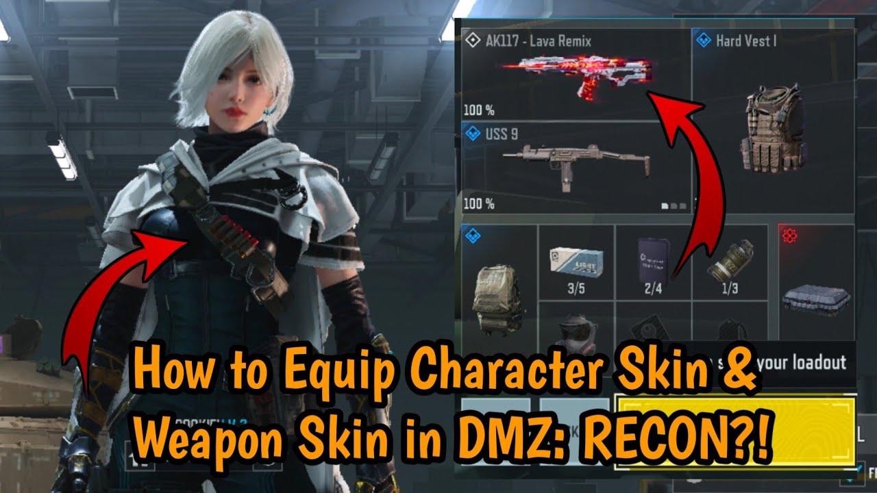 CODM DMZ: RECON LETS CUSTOMIZE OUR PRE-BATTLE LOADOUT, SKIN & WEAPON SKIN GARENA
