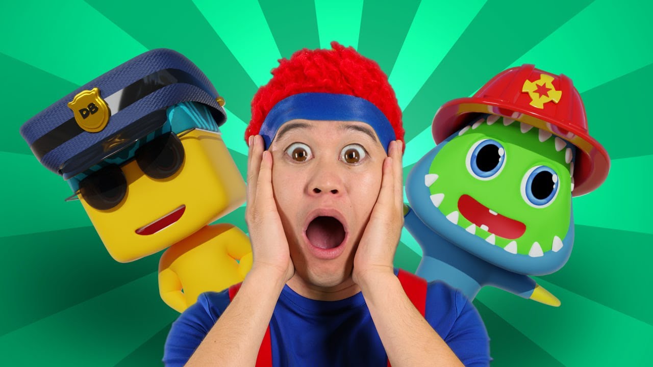 Policeman, Firefighter, Artist, Doctor & Cook Helping Boom-Boom | D Billions Kids Songs
