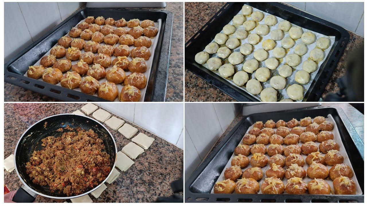 مسيمنات صغار معمرين كيجيو لذاذ او مقرمشين بواحد الحشوة معلكة او المذاق ياليل ياعين
