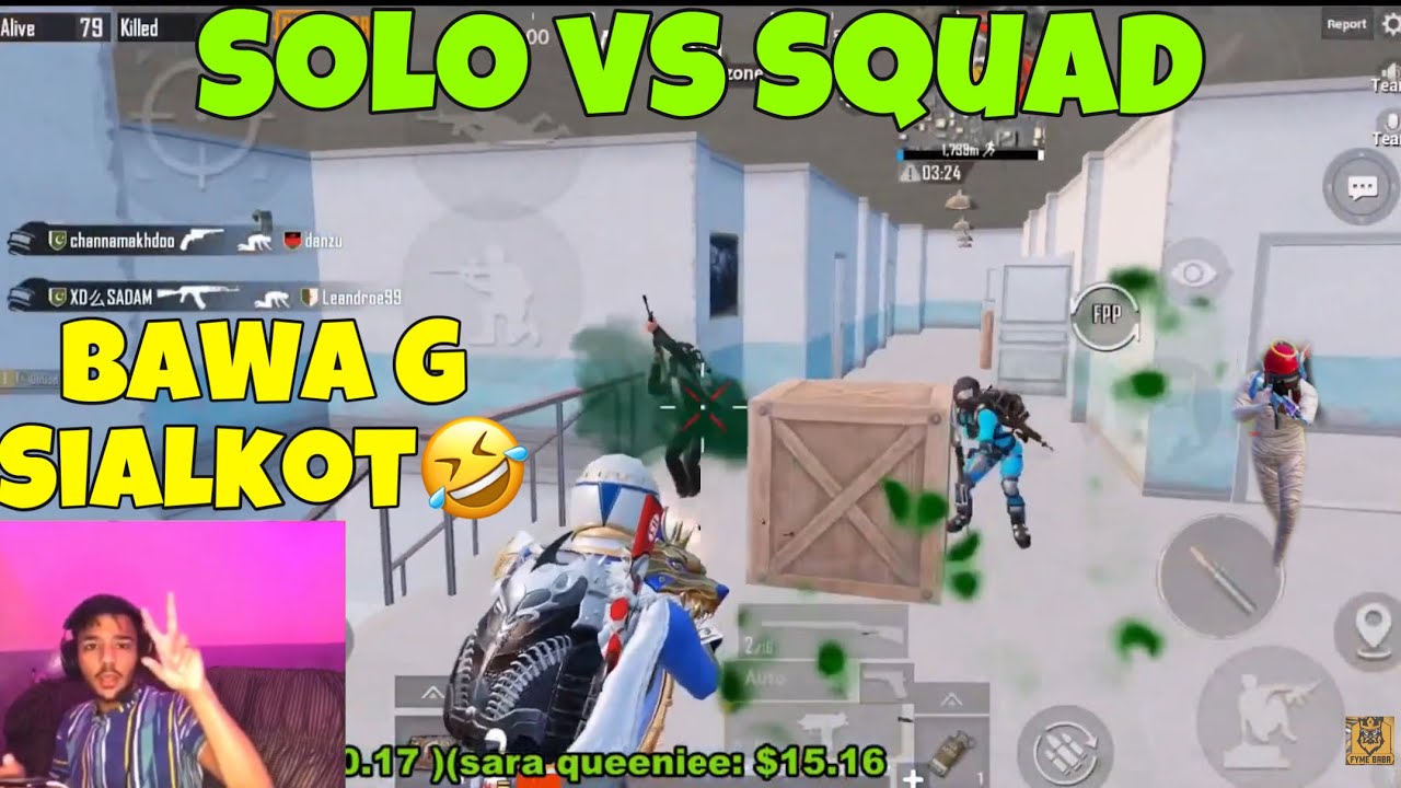 SOLO VS SQUAD ON LIVE STREAM | FACECAM | FYME BABA | 🔥PUBG MOBILE🔥