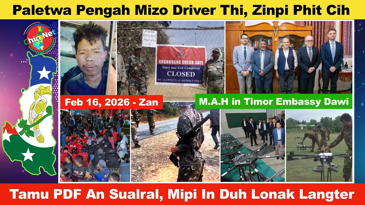 Feb 16 Zan: Paletwa Pengah Mizo Driver A Thi, Zinpi An Phit. Tamu Peng Mipi In PDF Duhlonak Langter