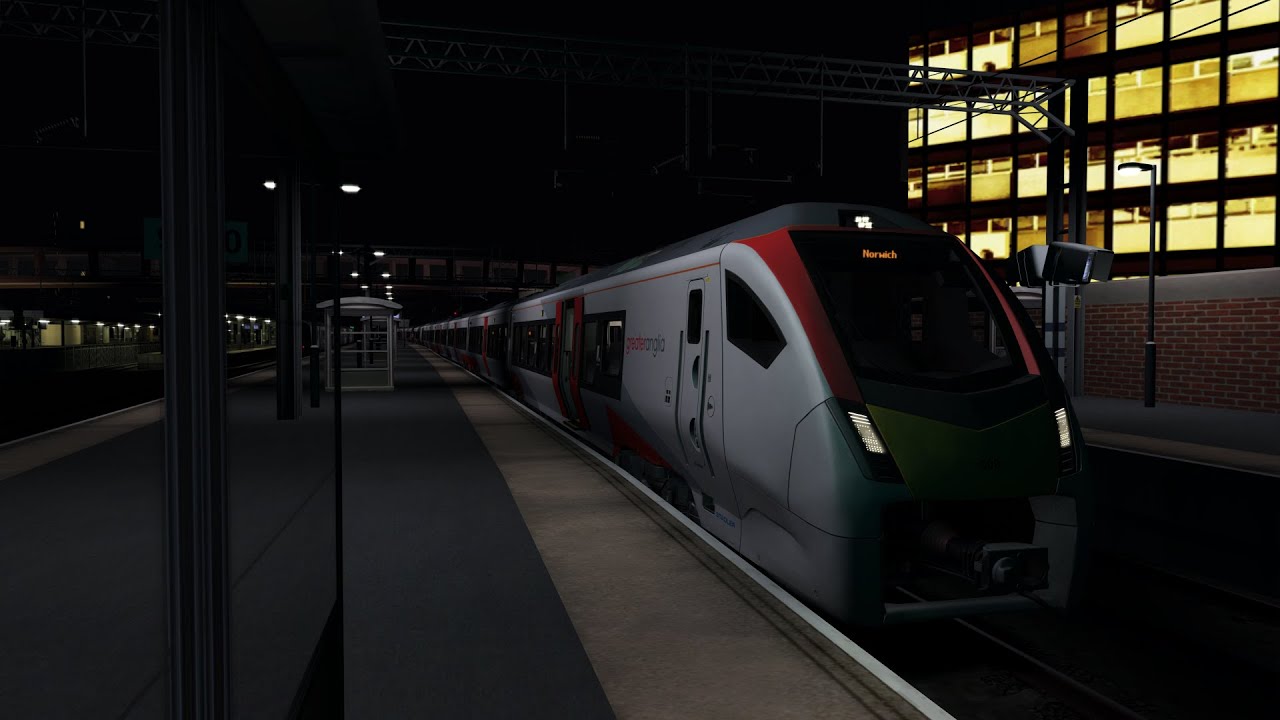 Train Simulator TSC ATS GA Class 745 FLIRT GEMMA phase one 1P70 2230 London Liverpool St to Norwich