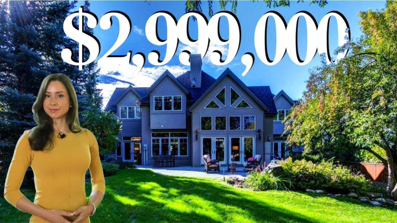 Inside A $2.999 MILLION Estate Home In Calgary's Mount Royal