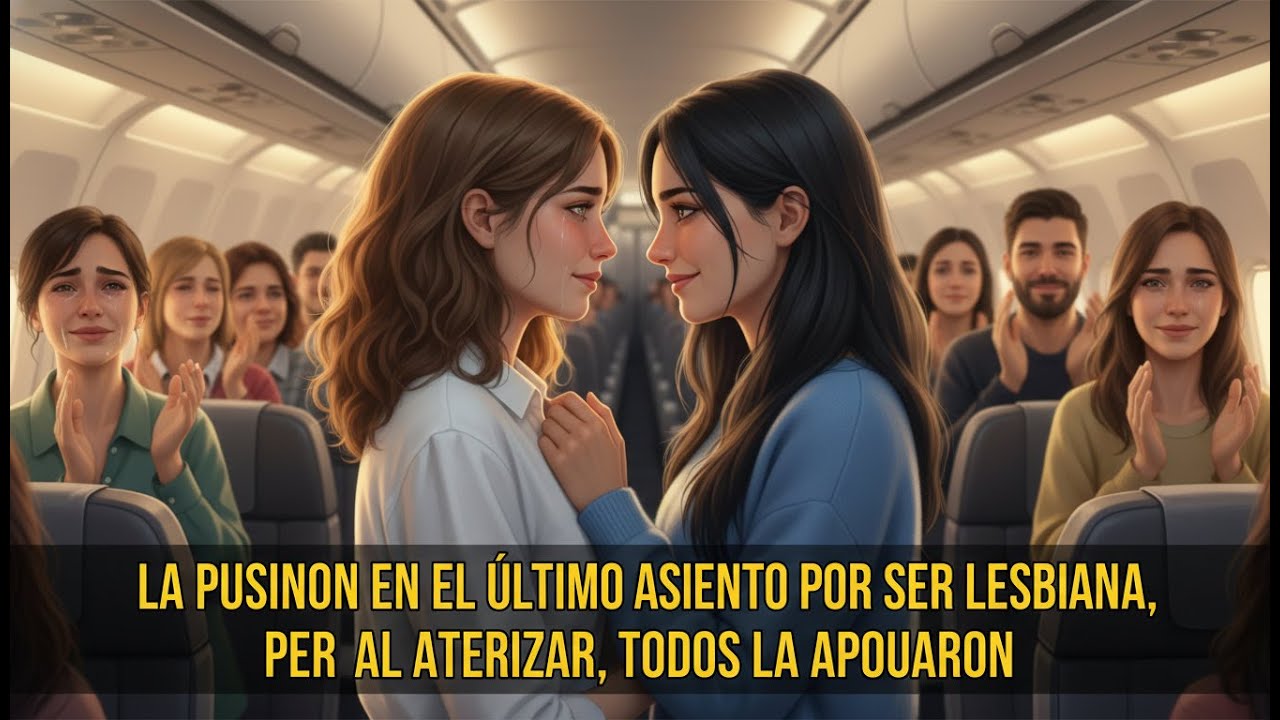 La echaron al último asiento porque era lesbiana, pero cuando el avión aterrizó, todos la apoyaron.