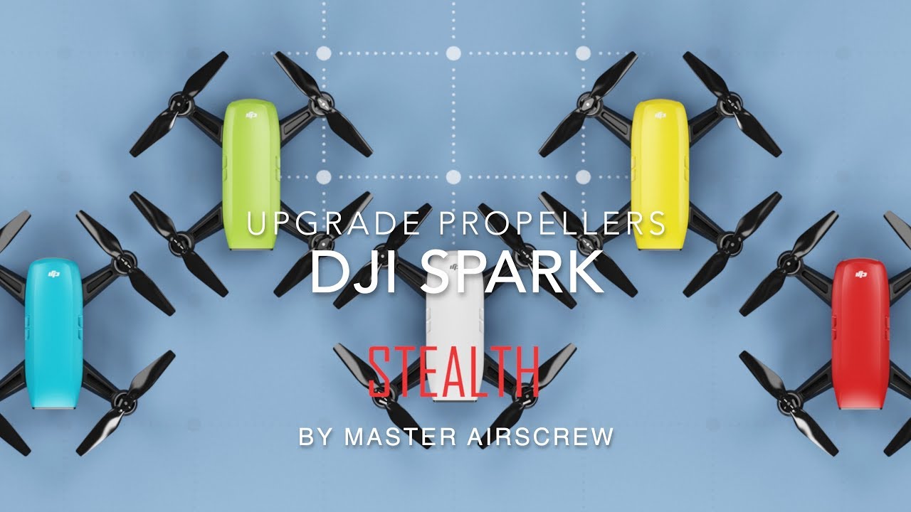 DJI Spark STEALTH Propellers | Low-noise Upgrade Propellers by Master Airscrew