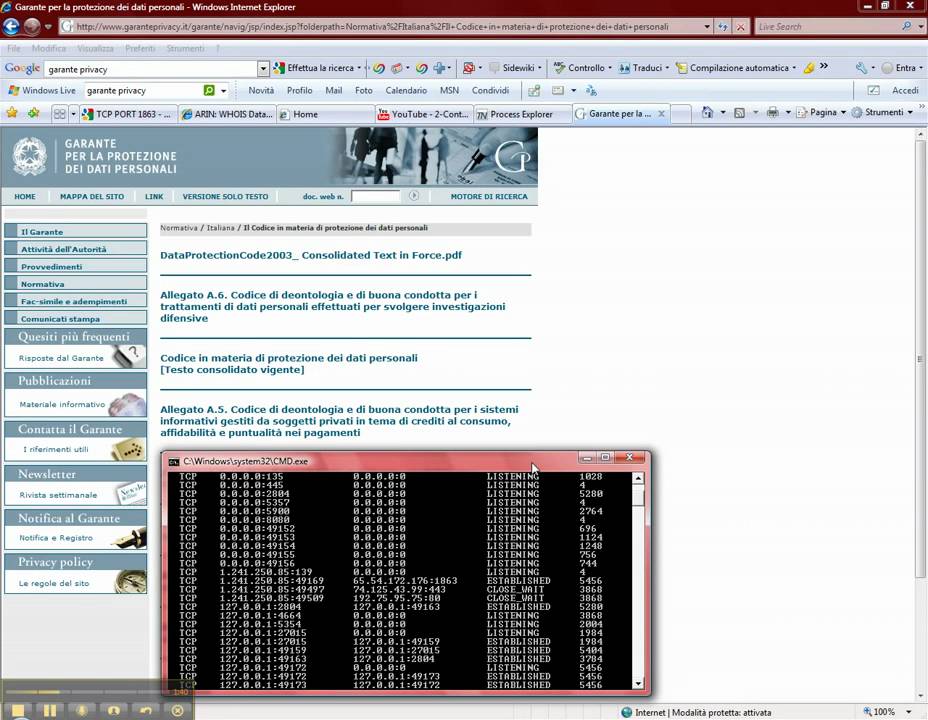 IDENTIFICAZIONE E RIMOZIONE DI VIRUS TROJANS O MALWARE DA UN PC WINDOWS COLLEGATO A INTERNET-parte 2