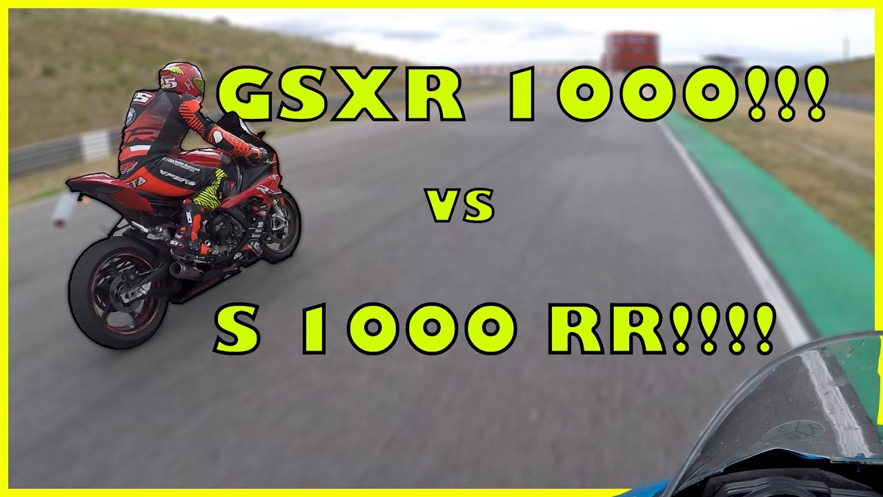 GSXR 1000 K8 vs S 1000 RR en el circuito de LOS ARCOS / On Track