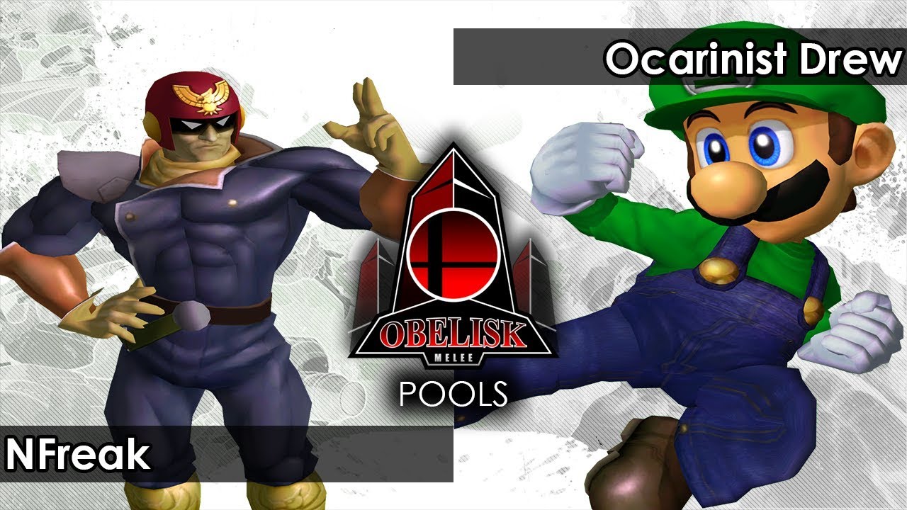 Melee: Balance.MCC | NFreak (Captain Falcon) V Ocarinist Drew (Luigi) - Obelisk 77 Tournament SSBM