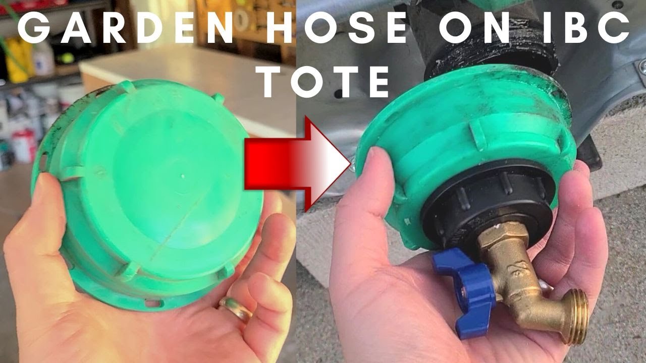 IBC Tote Bulkhead Fitting For Garden Hose