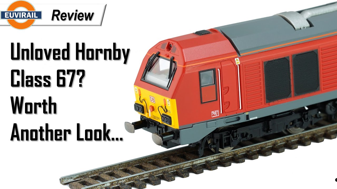 Обзор: Hornby R3574 Class 67 No.67013 в ливрее DB Schenker Red