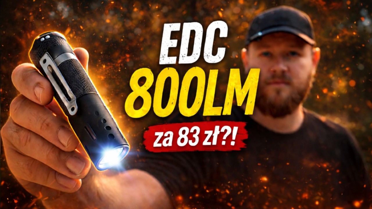 Tania latarka EDC z 800 lm &ndash; warto? | Vastlite Minima Bow