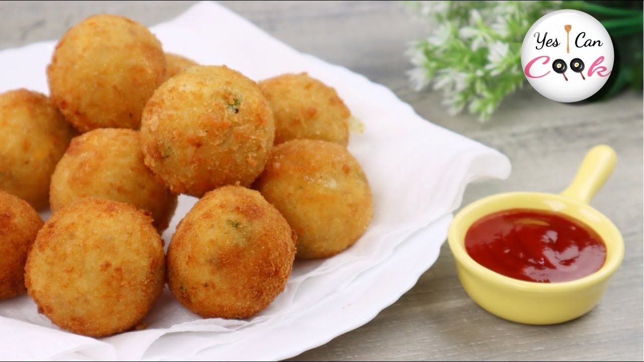 If You Have 3 Potatoes Must Try This Recipe ❗ Crispy Potato Cheese Balls by (YES I CAN COOK)