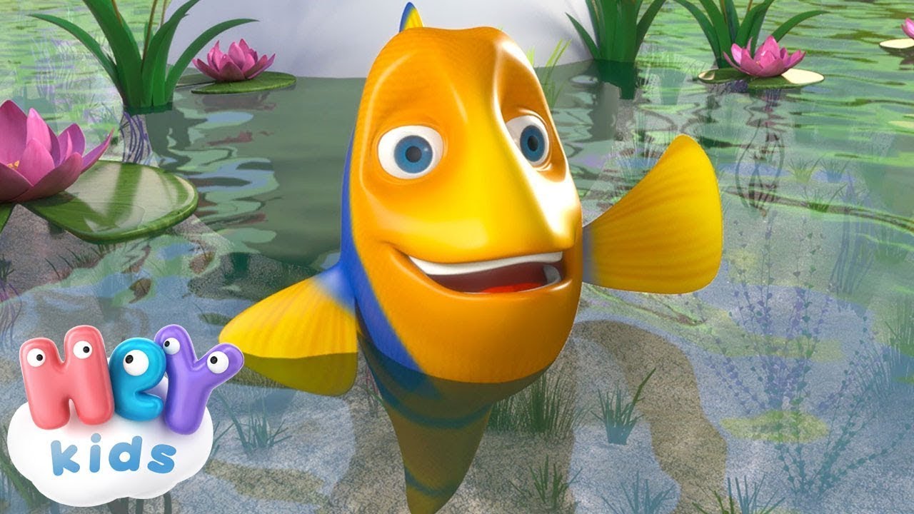 The Fish song for kids 🐠 Nursery rhymes for babies and toddlers - HeyKids