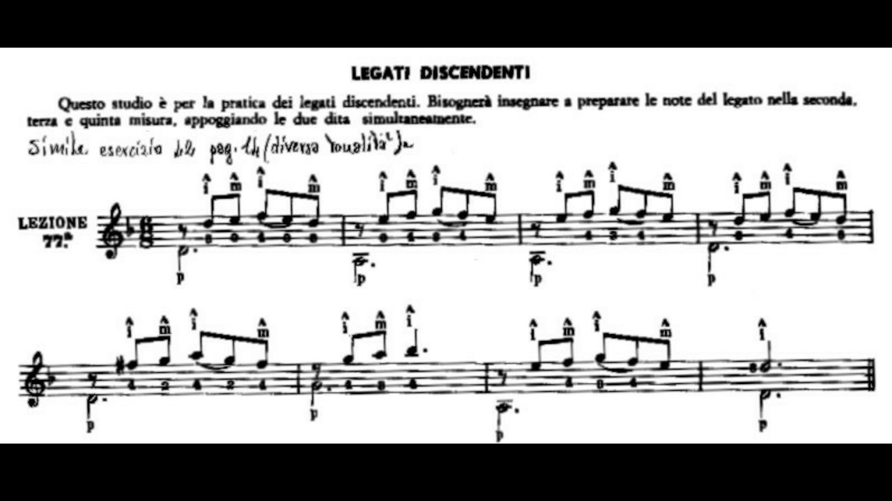 Julio Sagreras - Le prime lezioni di chitarra - Audiolezione 77