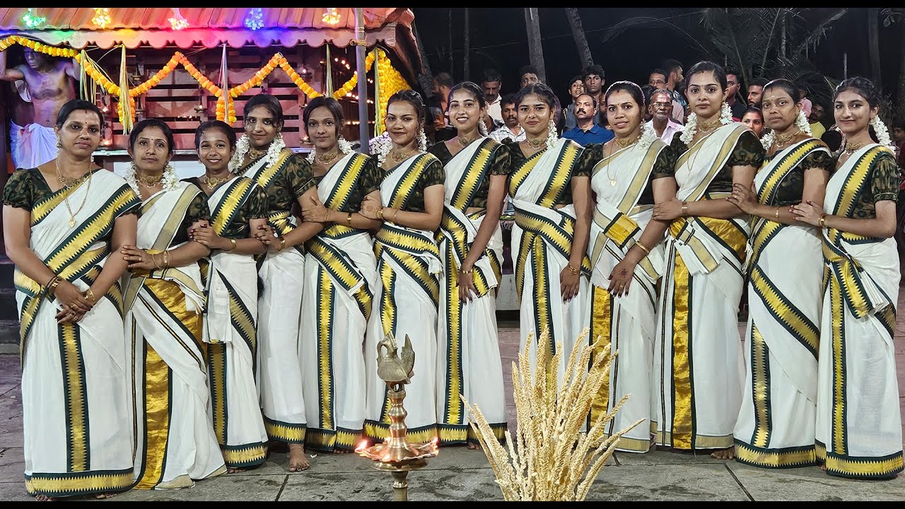 Thiruvathira : Kaitheripoil Sree Pullivettakorumakan #Thiruvathira #തിരുവാതിര  #thiruvathira mix
